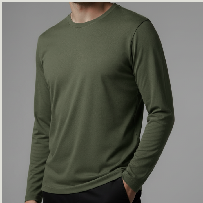 Men's Good Earth Cotton® Long Sleeve T-shirt
