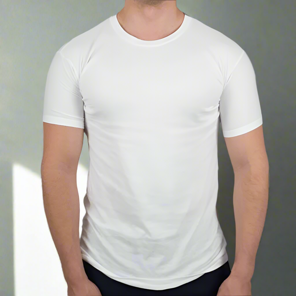 Men's Wite T-shirt DTG Print