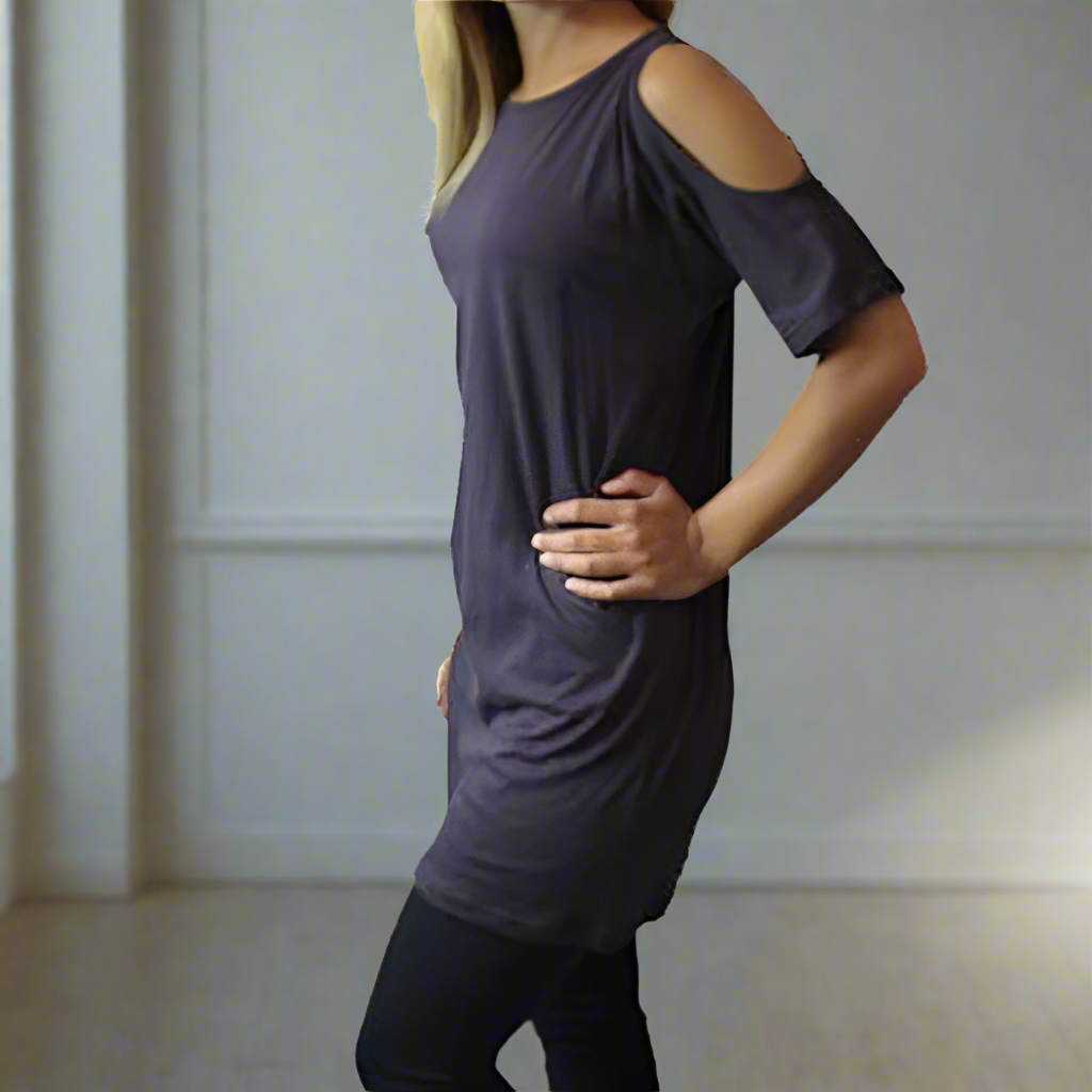 Tshirt Dress Purple