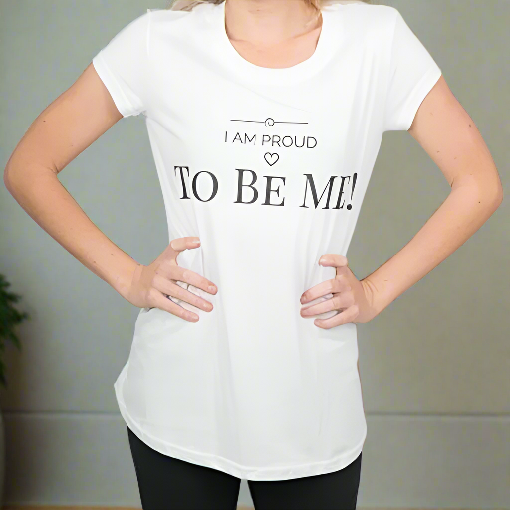 proud to be me t-shirt woman