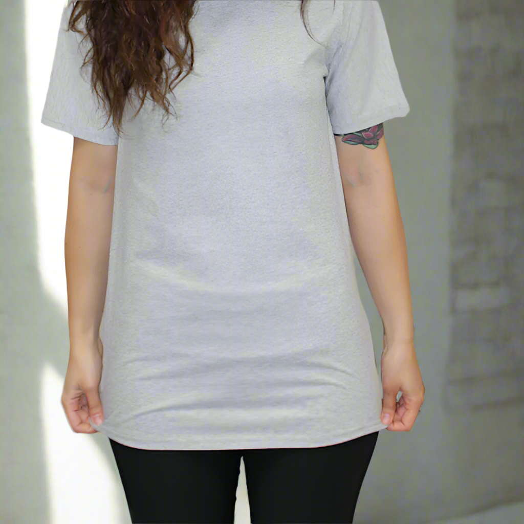 grey marle tshirt wman