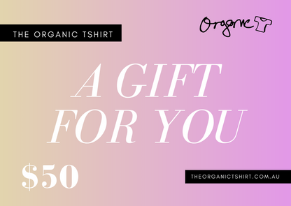 The Organic Tshirt E-Gift Card