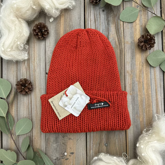 100%  Superfine Merino Wool Beanie