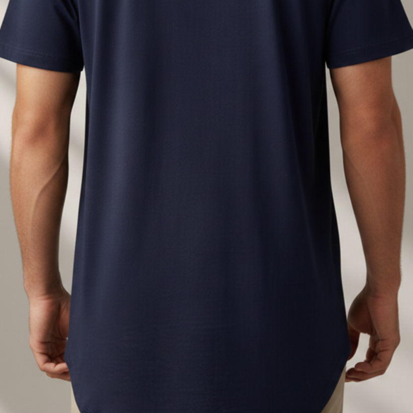 Men's Organic Cotton Droptail T-shirt