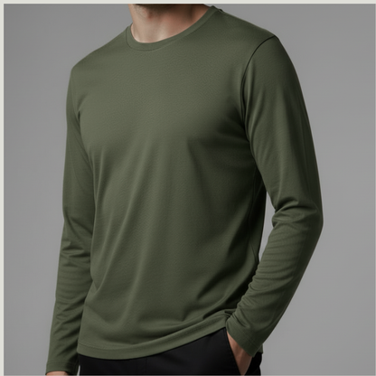 Men's  Good Earth Cotton® Long Sleeve T-shirt
