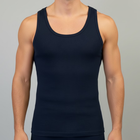 Men's Organic Cotton Ribbed Singlet