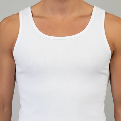 Men's Organic Cotton Ribbed Singlet