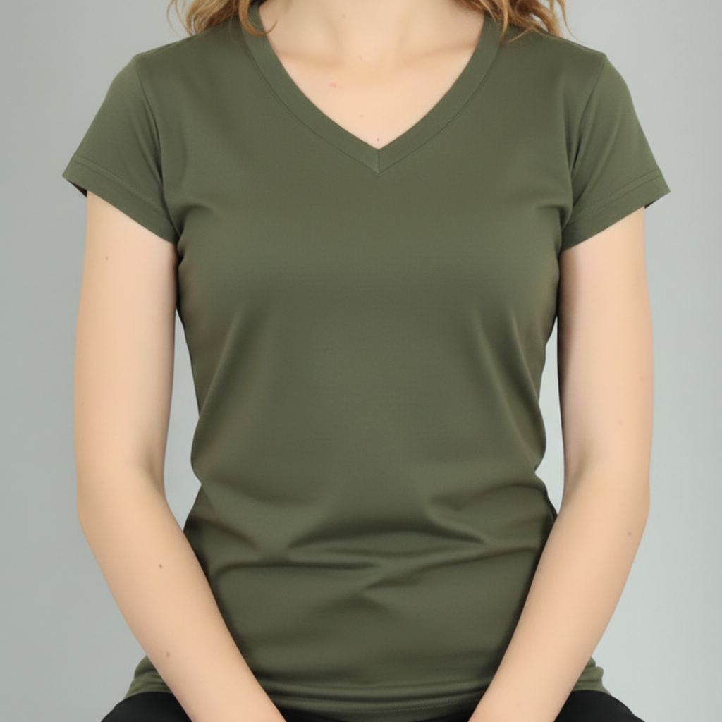 Women's Good Earth Cotton® V-Neck T-shirt