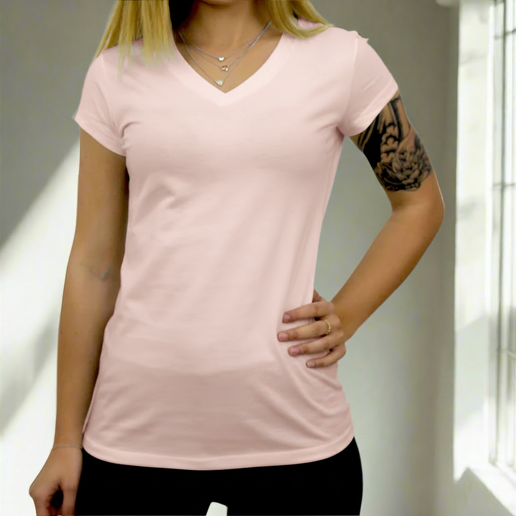 Women's Good Earth Cotton® V-Neck T-shirt