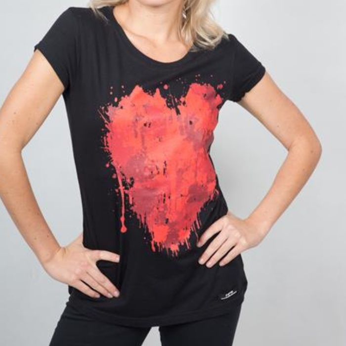Women's Organic Cotton Heart T-shirt