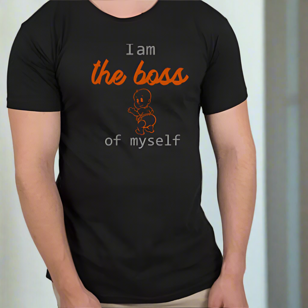 Men's Organic Cotton I am the Boss T-shirt