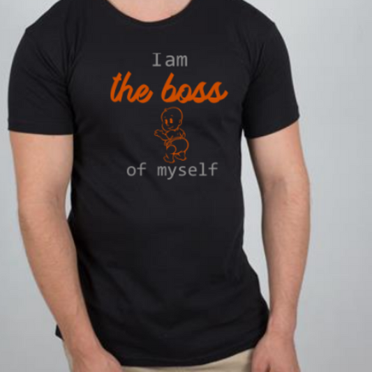 Men's Organic Cotton I am the Boss T-shirt