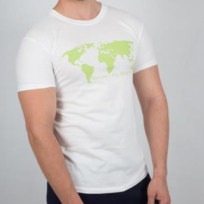 Men's Organic Cotton Respect My World T-shirt