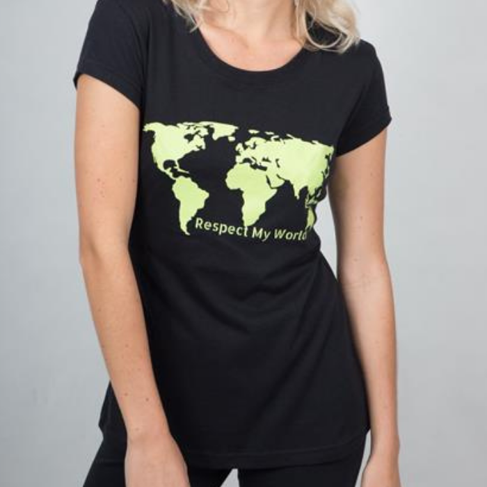 Women's Organic Cotton Respect My World T-shirt