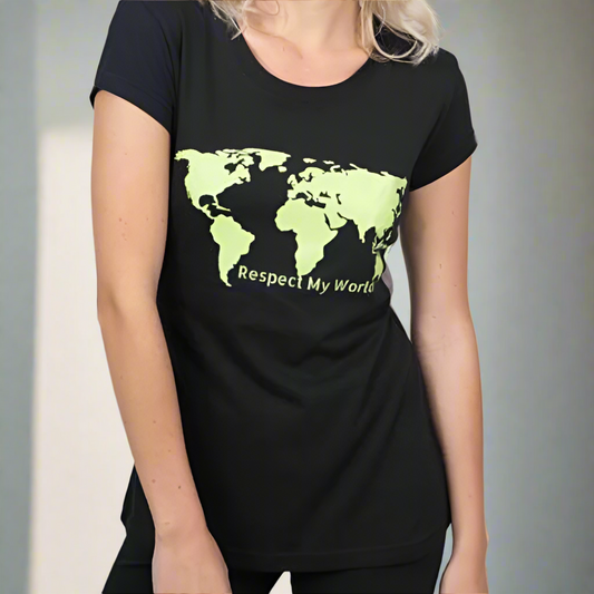 Women's Organic Cotton Respect My World T-shirt