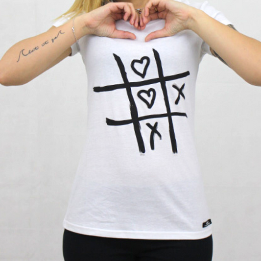 Women's Organic Cotton Cross & Heart T-shirt
