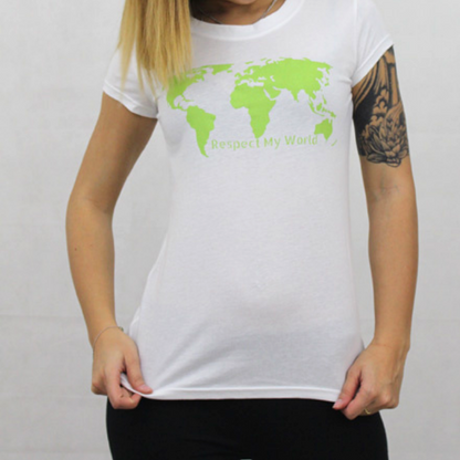 Women's Organic Cotton Respect My World T-shirt