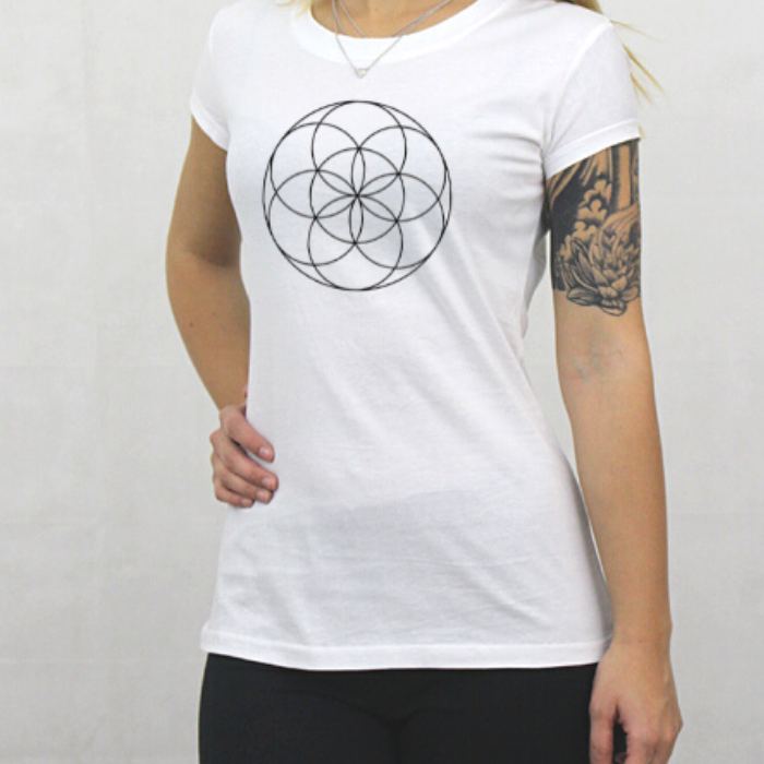 Women's Organic Cotton The Seed of Life T-shirt