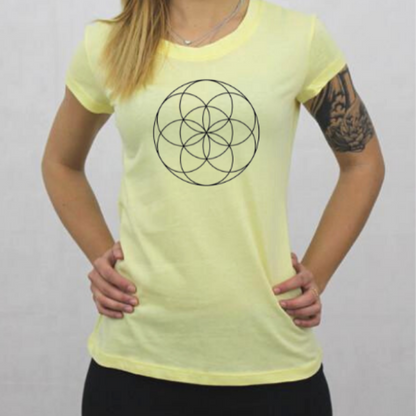 Women's Organic Cotton The Seed of Life T-shirt