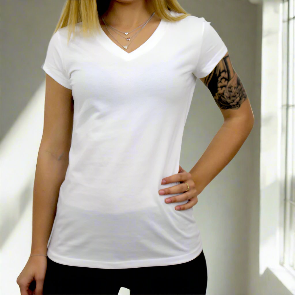 Women's Organic Cotton V-Neck T-shirt