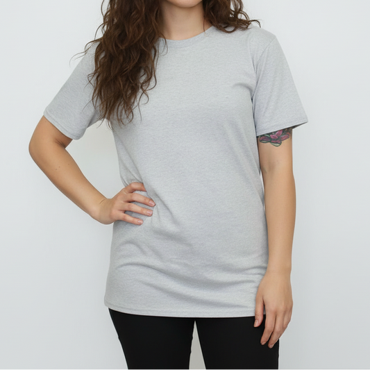 grey marle tshirt wman